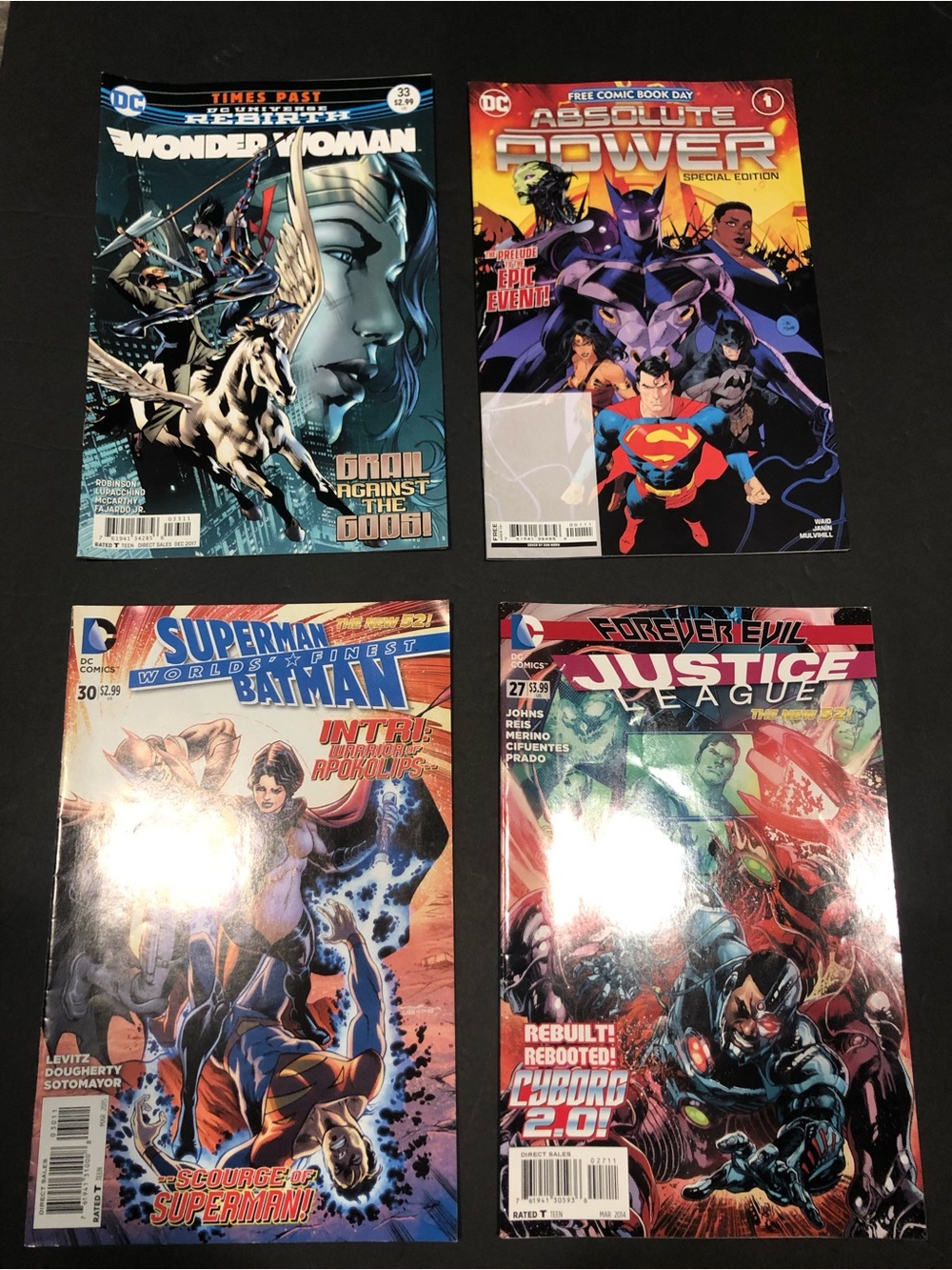 DC Comics #1, #27, #30, #33 Comic Books -G